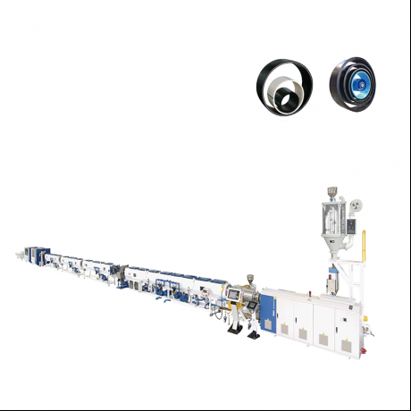 Linea di estrusione di tubi marini in HDPE
