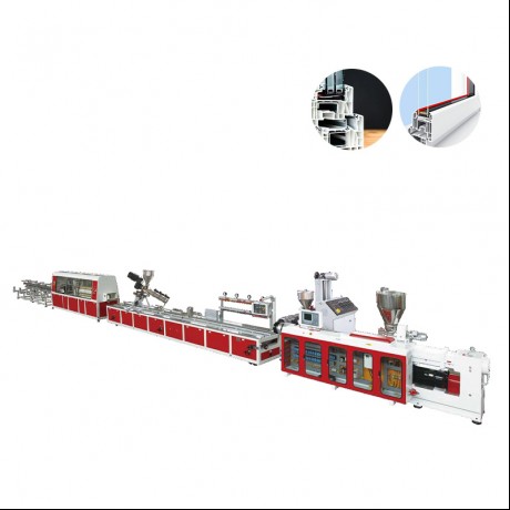 Linea di estrusione di profili ad alta velocità per finestre in PVC JWELL