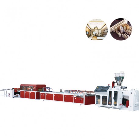 JWELL Linea di estrusione di pannelli ad assemblaggio rapido legno-plastica in PVC