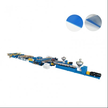 Linea di estrusione a sezione trasversale cava in plastica PC PP PE