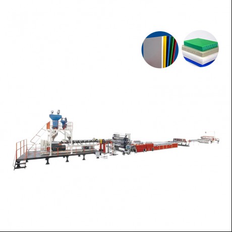 Linea di estrusione di lastre spesse in PP, PE, ABS, PVC