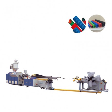 Linea di estrusione tubo corrugato a parete singola, doppia parete in PA / PE / PP / PVC