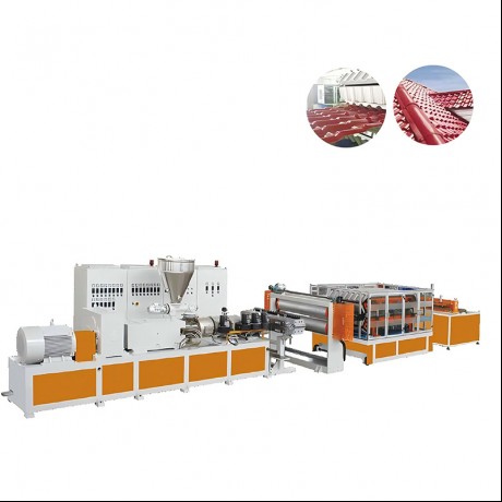 Linea di estrusione di pannelli ondulati e coperture a gradini per isolamento termico monostrato/multistrato in PVC di Jwell Machinery Cina