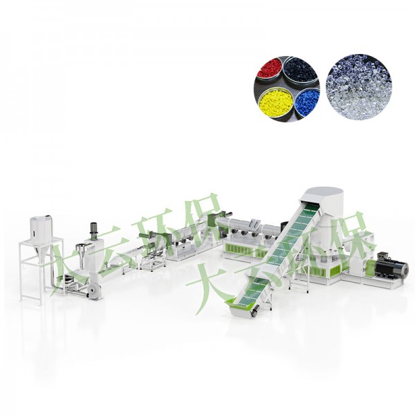 Macchina per la pellettizzazione del riciclaggio integrata Jwell Three Machine