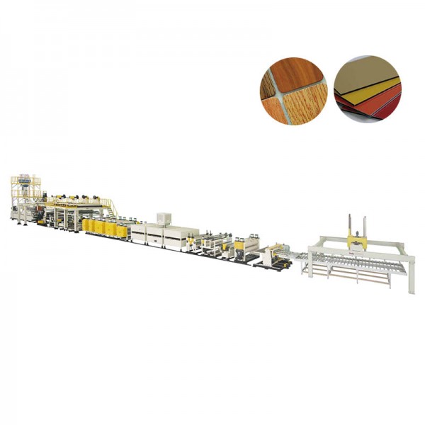 Linea di estrusione di pannelli compositi in alluminio e plastica