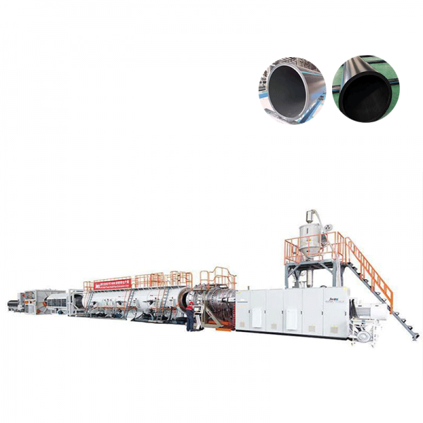 Linea di estrusione di tubi di fornitura di acqua e gas in HDPE di grande diametro